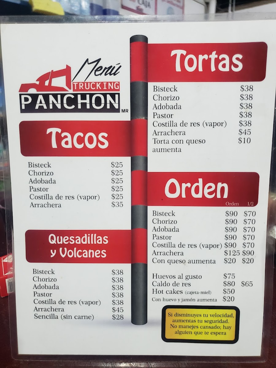 Tacos El Panchon Menu - Image 2